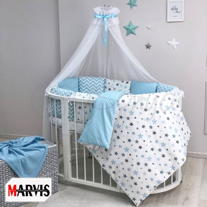 Lenjerie Baby Stars Blue